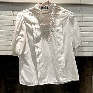 Vintage White Blouse